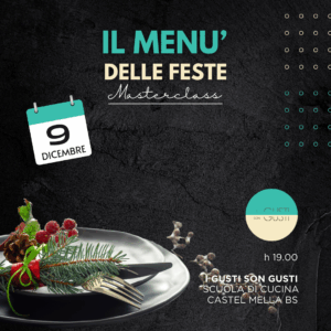 IL MENU DELLE FESTE 09/12/25