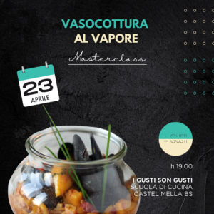 VASOCOTTURA A VAPORE 23/04/26
